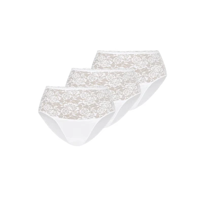 Afbeelding van Teyli 3PACK Violetta Slip, Dames, Maat: Large, White