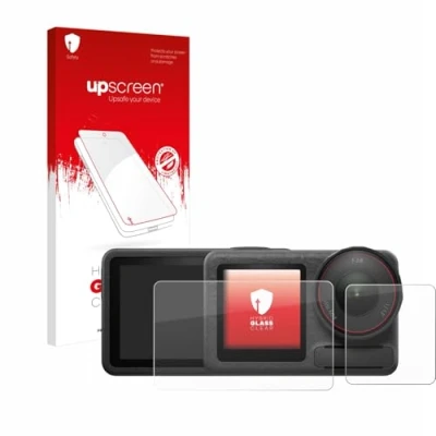 Afbeelding van upscreen Beschermfolie Screen Protector voor DJI Osmo Action 5 Pro (case friendly) Beschermglas 9H Hardheid, Antikras, Anti Vingerafdruk