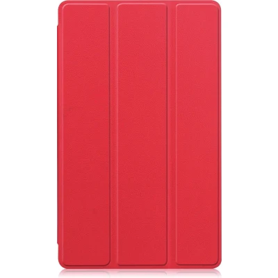 Afbeelding van Case2go Tablet Hoes geschikt voor Samsung Galaxy Tab A7 Lite (2021) Tri Fold Book Case Rood
