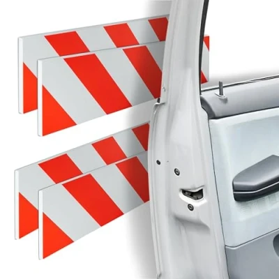 Afbeelding van Relaxdays stootrand garage set van 4 deurbeschermer auto stootstrip autodeur