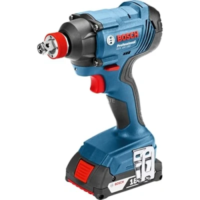 Afbeelding van Bosch Professional accu draaislachschroevendraaier GDX 18V 200 C met 2x 5,0 Ah accu&#039;s + Connectivity module 9,8 blauw