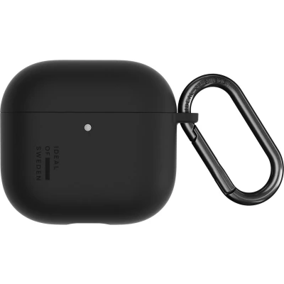 Afbeelding van iDeal of Sweden Apple Airpods 4 hoesje Silicone Case Zwart