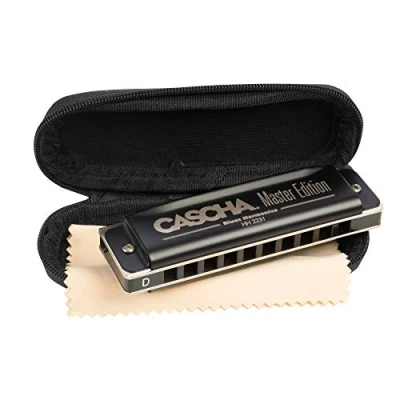 Afbeelding van Master Edition Blues Harmonica in D (incl. soft case and cleaning cloth)
