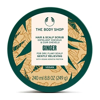 Afbeelding van The Body Shop Hair &amp; Scalp Scrub Ginger For Dry, flaky 240 ml