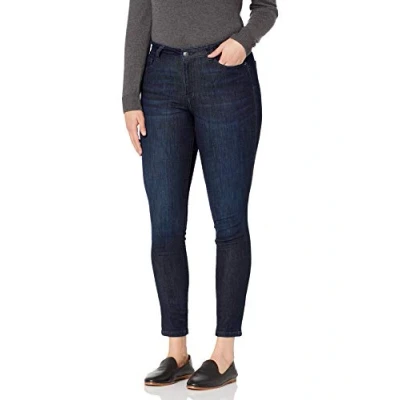 Afbeelding van Amazon Essentials Dames Curvy Skinny Jean, Dark Wash 22 UK Lang