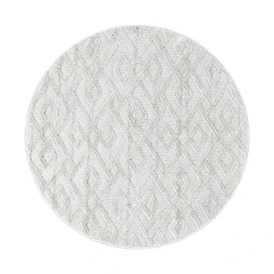 Afbeelding van Rond Vloerkleed Pisa Isabella 160cm Creme 123vloerkleed.nl is de online webshop voor vloerkleden en woonaccessoires.