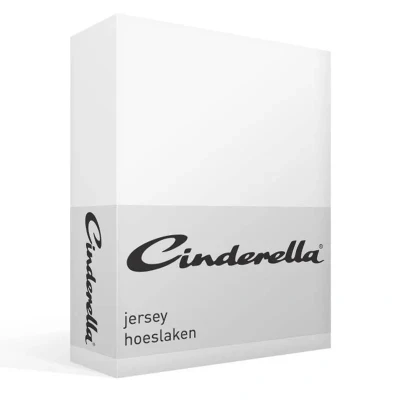 Afbeelding van Jersey Hoeslaken Cinderella White 140 x 210/220 cm