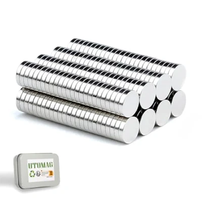 Afbeelding van 200 stuks neodymium magneten, 5 x 1 mm mini kleine ronde extra sterke koelkastmagneten voor koelkast, whiteboard, kantoor, ambachten