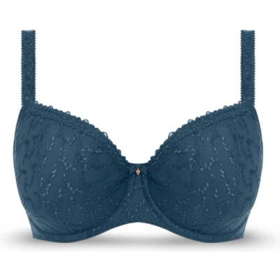 Afbeelding van fantasie ANA Beha Kleur Blauw met motief Maat 70F