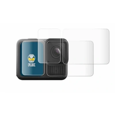 Afbeelding van BROTECT Screenprotector voor GoPro Hero 13 Black Folie Beschermfolie transparant volledig dekking (2 Stuks)