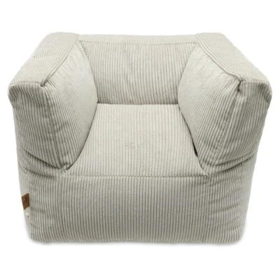 Afbeelding van Jollein Kinderfauteuil Corduroy Olive Green Kinder Zitzak 1 t/m 4 jaar