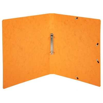 Afbeelding van Ringmap Elast. glans karton 2R 15mm oranj per 10