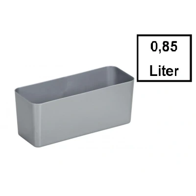 Afbeelding van SUNWARE Q Line Basket 0,85 liter voor Box 1,3 183 x 70 76 mm metallic