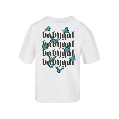 Afbeelding van Mister Tee Babygal Tshirt print, Dames, Maat: 3XL, White