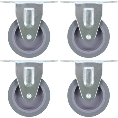 Afbeelding van VidaXL Vaste wielen 4 st 75 mm