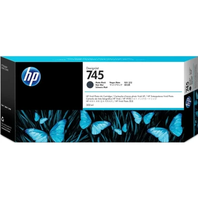 Afbeelding van HP 745 (F9K05A) Inktcartridge Mat zwart Hoge capaciteit