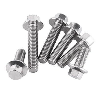 Afbeelding van Schroef Groothandel 10 stks M8 Rvs Ss304 Hex Drive Flens Schroeven Cap Head Washer Bouten(M8*20)