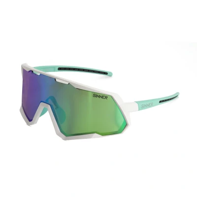 Afbeelding van Sinner Pace zonnebril Mat wit Fiets lens
