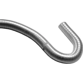 Afbeelding van Panflex RVS enkelwandig flexibele pijp Gastec QA 150 mm rol 10