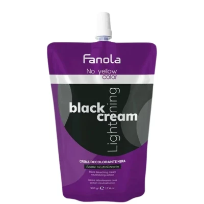 Afbeelding van Fanola No Yellow Color Black Cream Lightener Blondeercrème 500 gr