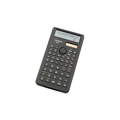 Afbeelding van Genie 82 SC technisch wetenschappelijke rekenmachine (240 functies; 10 cijfers; 2 regels display; incl. beschermdeksel) zwart