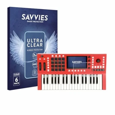 Afbeelding van Savvies Screenprotector voor Akai Professional MPC Key 37 Folie Beschermfolie transparant (6 Stuks)