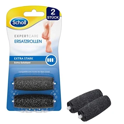 Afbeelding van Scholl Expert Care Wet &amp; Dry Reserverollers, ultra sterk, navulling voor elektrische eeltverwijderaar, met diamantdeeltjes, 2 rollen