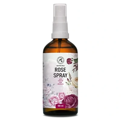 Afbeelding van Aromaspray Rose 100 ml aromatherapie kamerspray met rozenbloesemextract spray voor het aromatiseren van de lucht ruimtenevel kussen en linnen geurspray natuurlijke