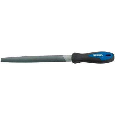 Afbeelding van Draper 44954 8106B Half Ronde vijl en handvat, 200mm, Blauw