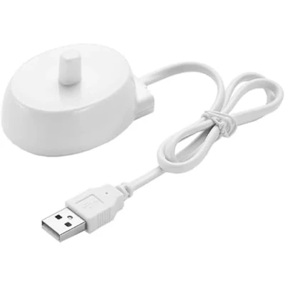 Afbeelding van USB laadstation, inductieve oplader voor reizen, compatibel met elektrische tandenborstel Braun Oral B