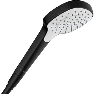 Afbeelding van hansgrohe croma select e 1jet ecosmart 9 l min handdouche wit chroom mat zwart 26815670