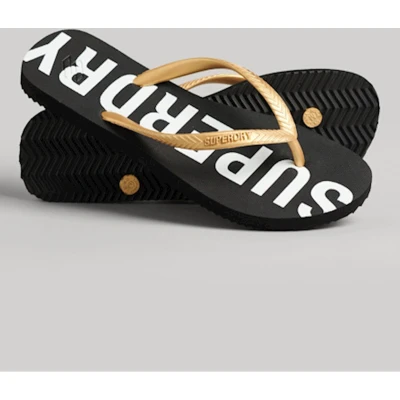 Afbeelding van Superdry Code Essential Teenslippers Dames Maat L