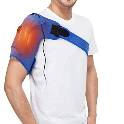 Afbeelding van Heating Shoulder Support, Pad with Adjustable Strap, Electric Brace for Broken Shoulder, Frozen Arthritis Pain Relief, Left and Right