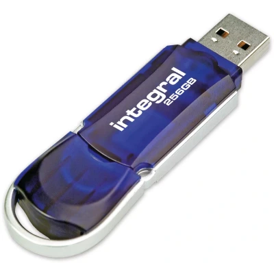 Afbeelding van Integral USB Stick 256GB 2.0 Courier Blauw