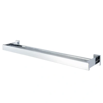 Afbeelding van Haceka edge dubbele handdoekhouder chroom 60cm 1208695