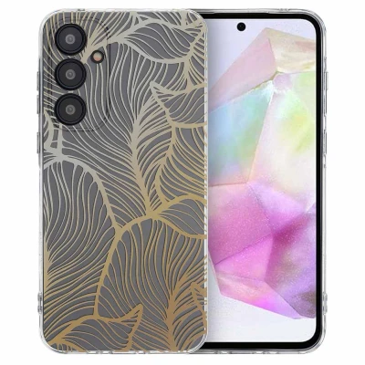 Afbeelding van Samsung Galaxy A35 Hoesje Siliconen en TPU (zacht) iMoshion Softcase/Backcover Transparant Telefoonhoesje
