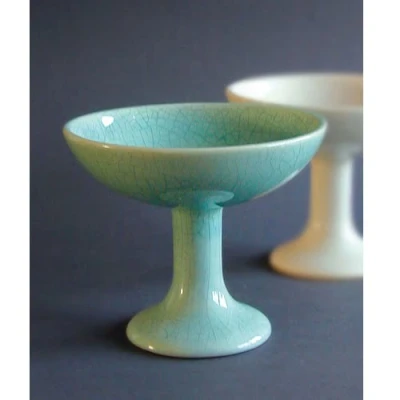 Afbeelding van Wierookschaal craquelé turquoise Jade