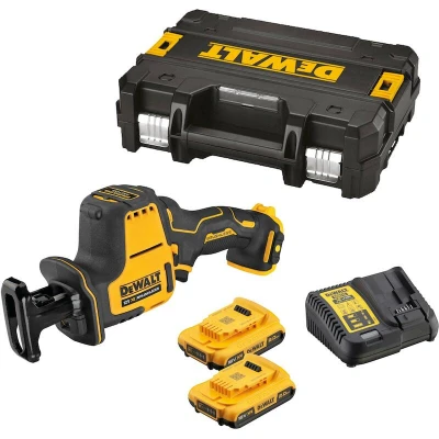Afbeelding van DeWalt DCS312D2 Compacte Reciprozaag 12V XR Brushless 2x 2.0Ah in TSTAK koffer QW