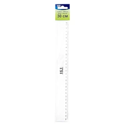 Afbeelding van TSI Liniaal 30 cm, transparant, art. nr. 46030