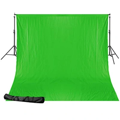 Afbeelding van BRESSER Achtergrond Systeem BR D24 Incl. Chromakey Groen Doek 2.5 x 3.5 m
