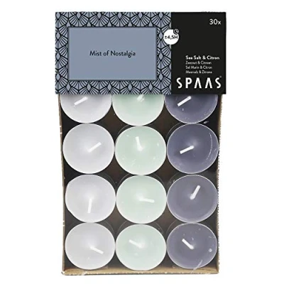 Afbeelding van SPAAS Mist of Nostalgia, 30 geurtheelichtjes, gesorteerd, ± 4,5 uur