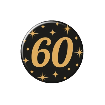 Afbeelding van Paperdreams Button Classy Party 60 jaar