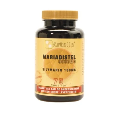 Afbeelding van Artelle Mariadistel 9000mg Tabletten 75st