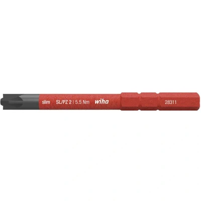 Afbeelding van Wiha Bit slimBit electric PlusMin/Pozidriv (34590) SL/PZ2 x 75 mm