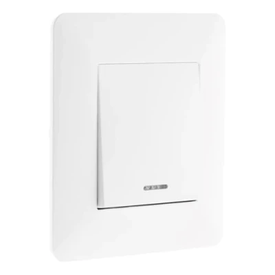 Afbeelding van Artezo 2 wegschakelaar met LED 10A wit