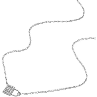 Afbeelding van Fossil dames Oorknopjes van Zilver met zirkonia JFS00626040 in de kleur
