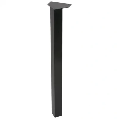 Afbeelding van Tafelpoot Zwart Staal Vierkant 72 cm Per Stuk