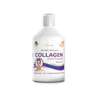 Afbeelding van Swedish Nutra Vloeibaar rundercollageen pak van 500 ml, 20 dagen voorraad Suikervrije bessensmaak Minimaliseer fijne lijntjes, rimpels en verbeter de elasticiteit huid 100% natuurlijke smaak Hoge absorptiesnelheid
