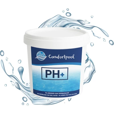 Afbeelding van pH plus poeder 1 kg Verhoogt de waarde Voor helder zwembadwater Comfortpool