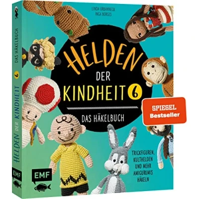 Afbeelding van Helden der Kindheit Das Häkelbuch Band 6: Trickfiguren, Kulthelden und mehr Amigurumis häkeln